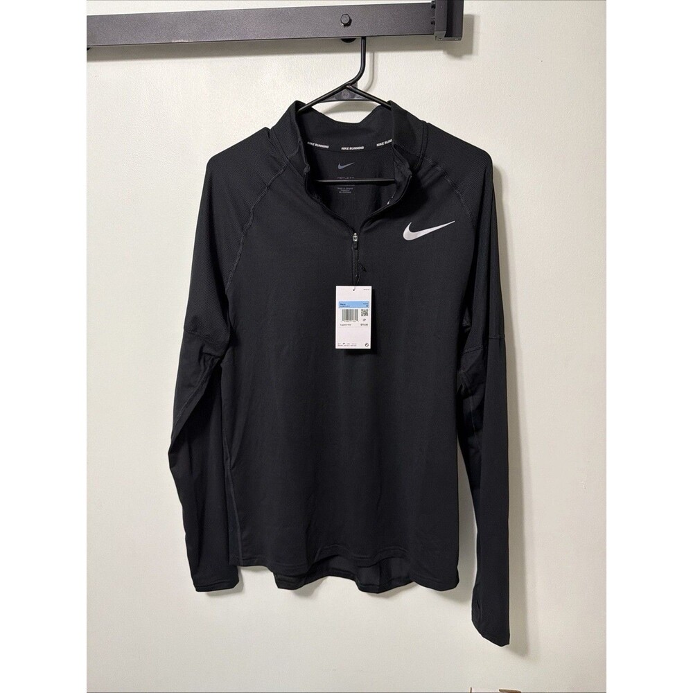 Nike - Dri-FIT Nike Running 1/4-Zip - Men's - M- Black - NWT